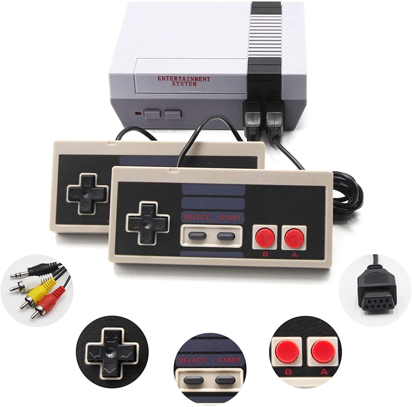 Retro-Inspired Game Console with 620 Classic Games Preloaded