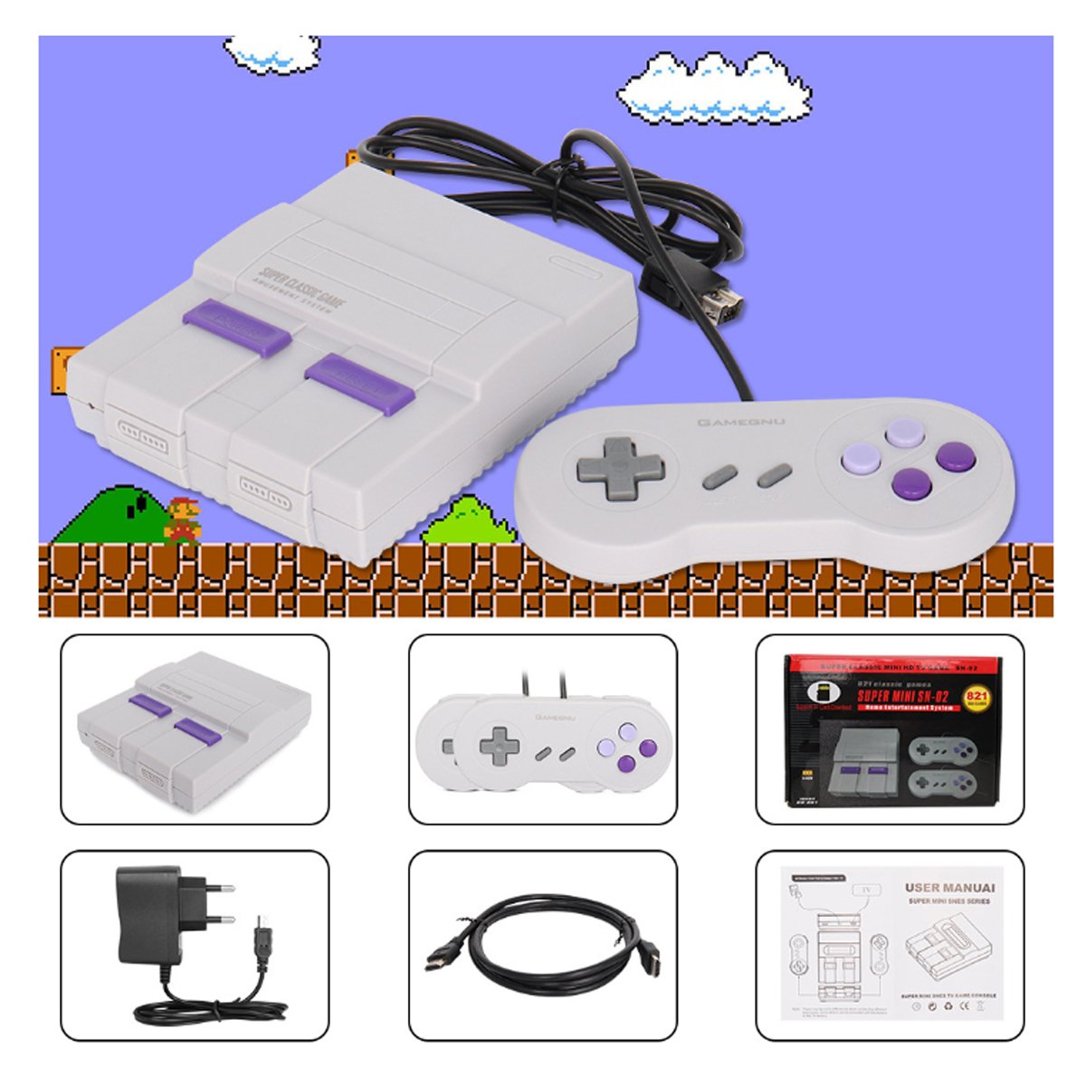 Retro Inspired Game Console With HDMI