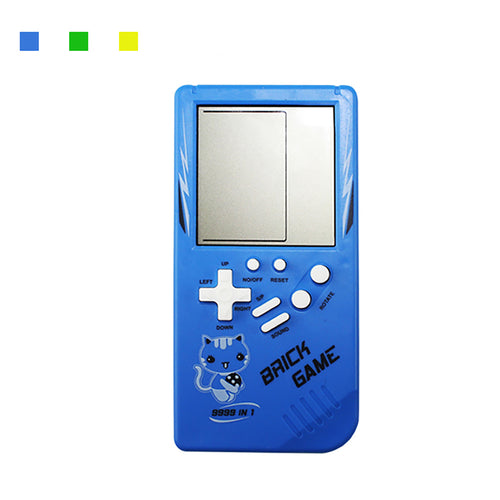 Retro Childhood Tetris Handheld Game Console - Blue